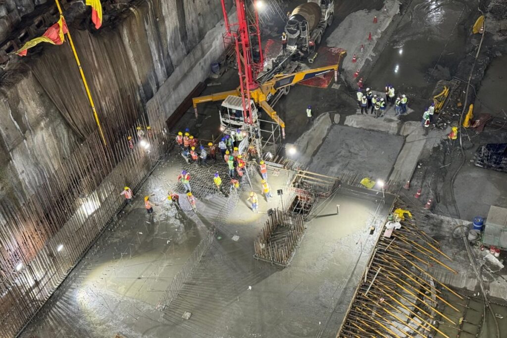 Bullet Train Station Takes Shape In Mumbai With Casting Of First Concrete Base Slab