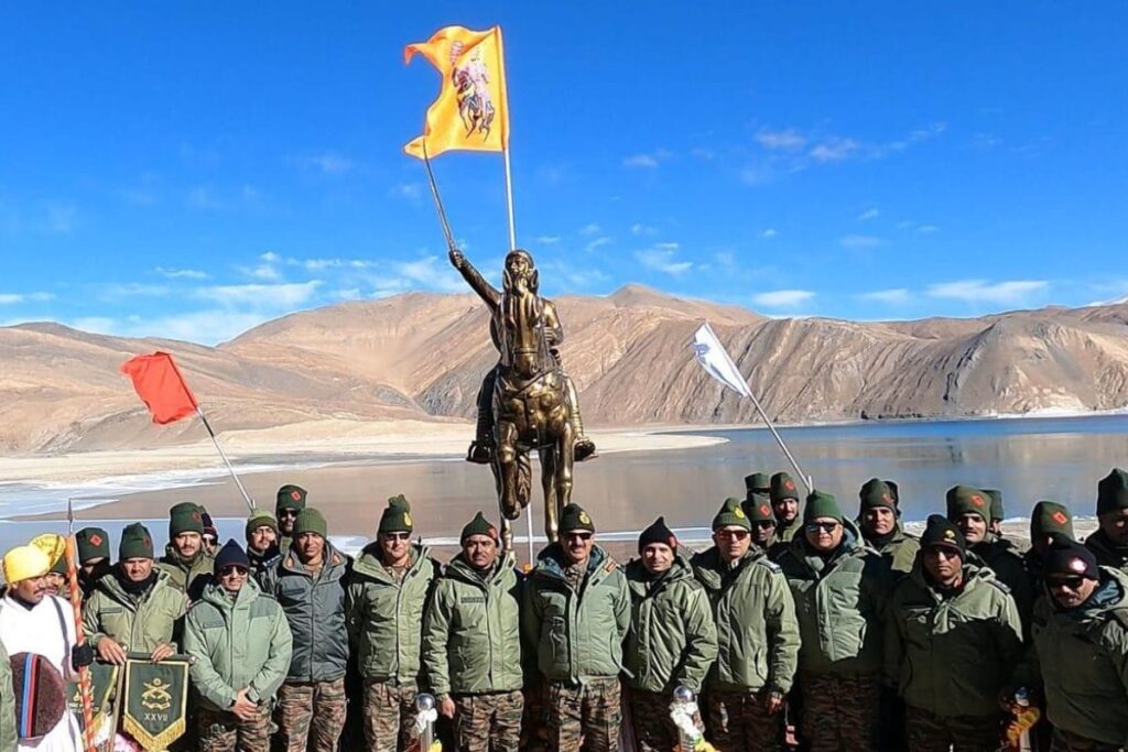 Shivaji Statue At Pangong Lake Sparks Row, Local Residents, Army Veterans Divided