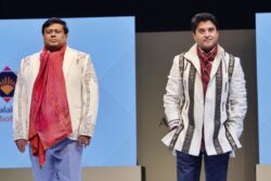 Scindia, Majumdar Ramp Walk At Ashtalakshmi Mahotsav Fashion Show | Watch