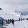 Over 100 Vehicles Stuck Between Solang And Atal Tunnel As Fresh Snowfall Attract Tourists To Manali