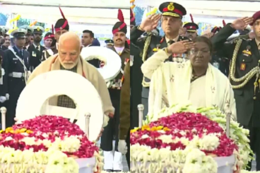 Gun Salute, State Funeral As India Bids Farewell To Ex-PM Manmohan Singh