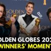 Colin Farrell, Sebastian Stan & Jessica Gunning Talk About Their Golden Globe Wins | N18G