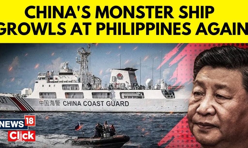 China Anchors 'Monster Ship' In South China Sea, Philippine Coast Guard Says  | News18 | N18G