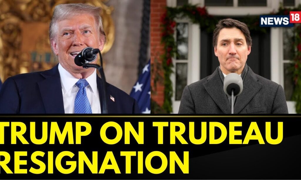 Trump Reacts To Trudeau's Resignation, Renews Call For Canada To Become 51st US State | News18