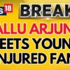 Pushpa 2 Stampede: Allu Arjun Visits Injured Child at KIMS Hospital | Allu Arjun Meets Injured Fan