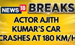 Actor Ajith Kumar’s Car Crashes At 180 Km/h During Racing Practice | English News | News18