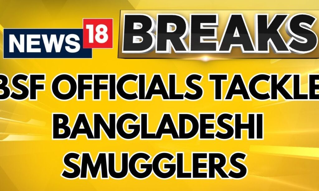 Bsf Officials Tackle Bangladeshi Smugglers At Indo-bangladesh Border | English News | News18