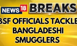 Bsf Officials Tackle Bangladeshi Smugglers At Indo-bangladesh Border | English News | News18