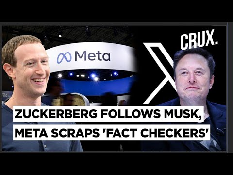 Mark Zuckerberg's Meta To Replace Third Party Fact Checkers With Community Notes Like Musk's X | US