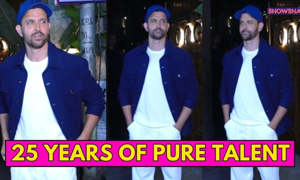 Hrithik Roshan Expresses Gratitude As He Celebrates 25 Years In Bollywood With An Intimate Bash