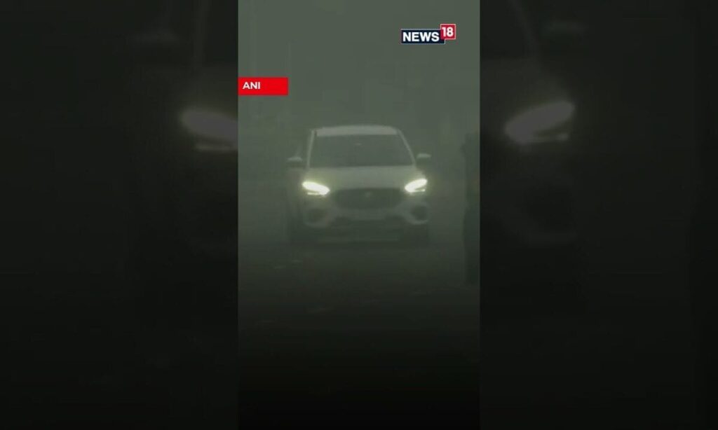 Watch! Dense Fog In Parts Of Delhi As Temperature Drops To 8.8°C | #trending | Cold Wave | N18S