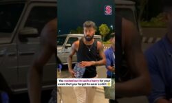 Indian Cricketer Hardik Pandya Spotted At Airport In A Funky Style | N18S