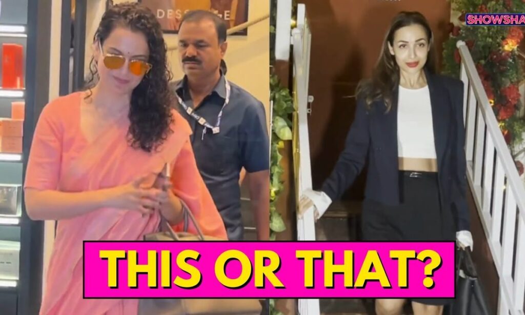 Kangana Ranaut Slays In A Saree, Malaika Arora Shows How To Rock A Blazer | WATCH