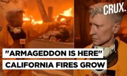 California Wildfires Burn Out Of Control, Hollywood Hills On Fire, Stars Flee | US News