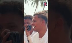 Stunning Rasha Thadani Sweetly Requests Paps To Groove To A Step From Her Song | N18S | #viral