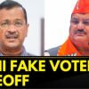 As Delhi Polls Approach Tensions Rise Over Allegations Of Voter Irregularities | Delhi Elections