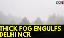 Delhi Weather Today | Blanket Of Thick Fog Engulfs #Delhi NCR Visibility Reduced To Zero | News18