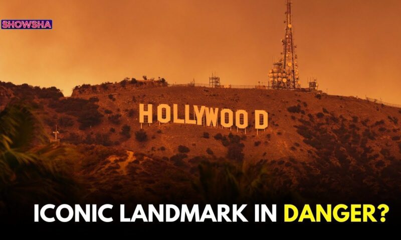 Iconic Hollywood Sign Under Threat As California Wildfires Rage Through Los Angeles | N18G