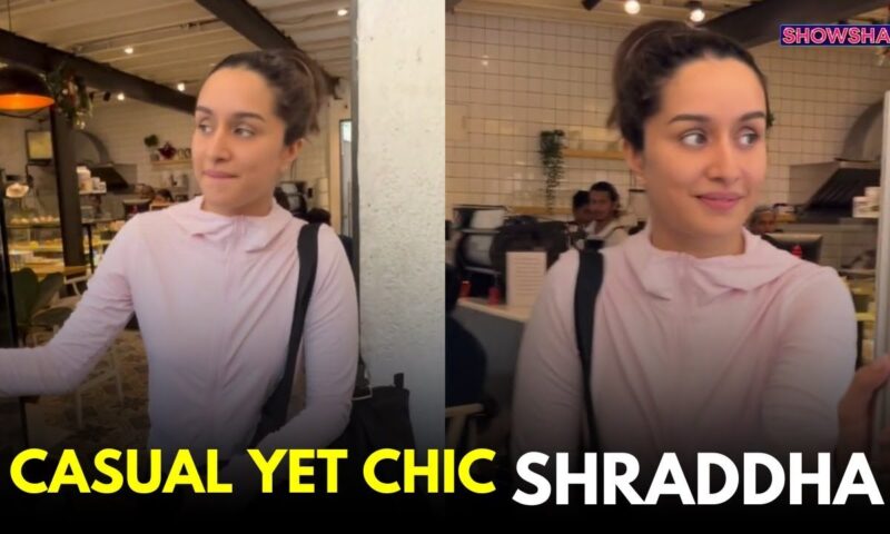 Shraddha Kapoor Looks Effortlessly Chic As She Gets Papped After Gym Session | WATCH