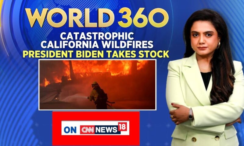 Los Angeles Fire | California Wildfires, President Joe Biden Takes Stick | World 360 | News18