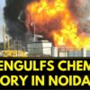 BREAKING News | Noida Fire- Massive Fire Engulfs Chemical Factory in Greater Noida, Uttar Pradesh