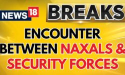 Encounter Between Naxals & Security  Forces Underway In Bijapur, Chhattisgarh | Naxal News | News18