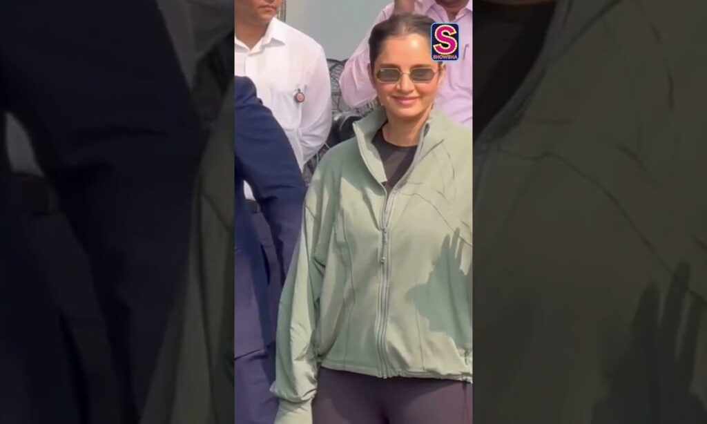 Tennis Player Sania Mirza Aces Casual Comfy Look At The Airport | Trending Shorts | News18