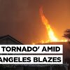 Fueled By Extreme Heat And Strong Winds, A Huge 'Firenando' Formed In California | Los Angeles Fire