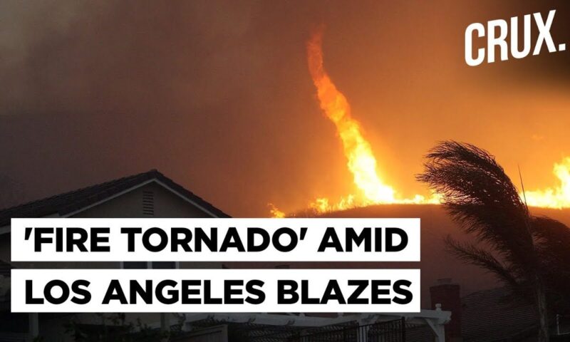 Fueled By Extreme Heat And Strong Winds, A Huge 'Firenando' Formed In California | Los Angeles Fire