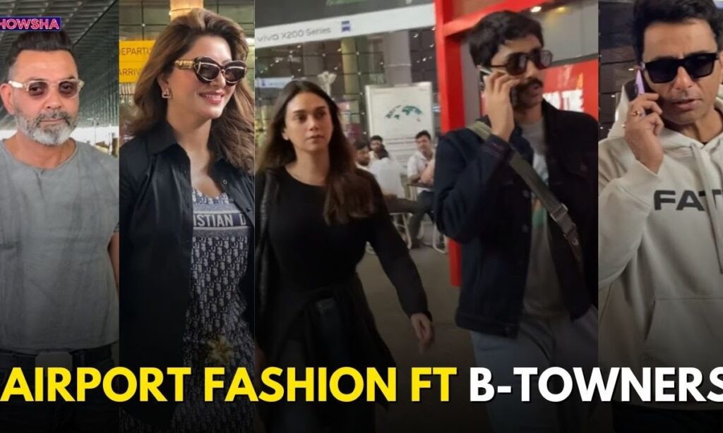 Aditi Rao Hydari- Siddharth, Sonu Sood, Bobby Deol, Urvashi Rautela Serve Effortless Airport Fashion