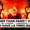 From Manhattan To Chicago: Los Angeles Wildfires Are Big Enough To Swallow Entire Cities | US News