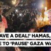 Gaza Celebrates As Hamas, Israel Seal Ceasefire-Hostage Deal, Trump Says His Win Paved Way For Truce