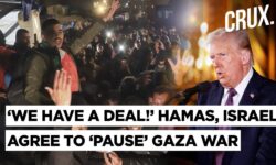 Gaza Celebrates As Hamas, Israel Seal Ceasefire-Hostage Deal, Trump Says His Win Paved Way For Truce