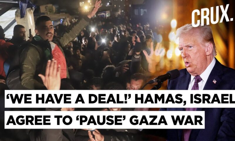 Gaza Celebrates As Hamas, Israel Seal Ceasefire-Hostage Deal, Trump Says His Win Paved Way For Truce