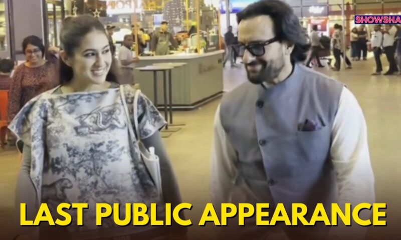 Saif Ali Khan's Last Public Appearance With Daughter Sara Before Stabbing Incident; Viral Video