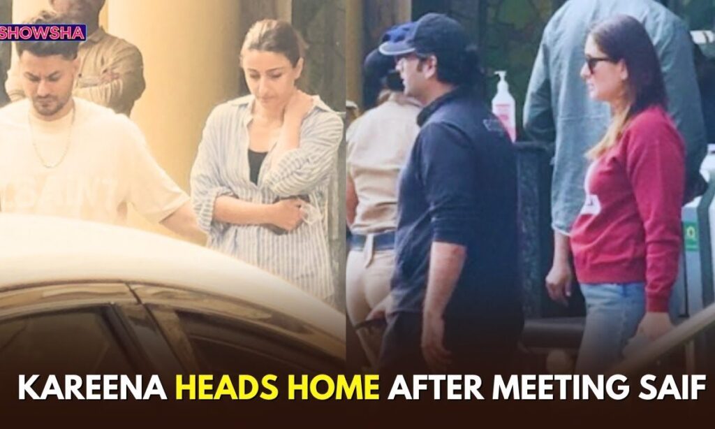 A Visibly Worried Kareena Kapoor Leaves For Home With Soha After Visiting Saif Ali Khan At Hospital