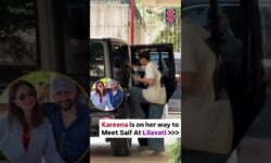 Kareena Kapoor Khan Leaves Her Residence For Lilavati Hospital To Meet Saif Ali Khan | N18S