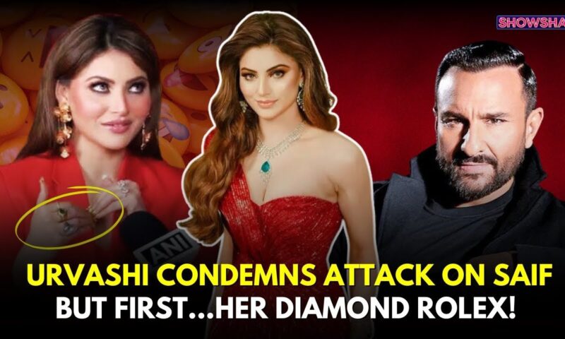 Urvashi Rautela Receives Backlash For Flaunting Diamond Rolex While Condemning Saif Ali Khan Attack