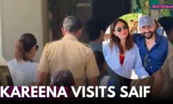 Kareena Kapoor Khan Arrives At Lilavati Hospital With Kids To Meet Saif Ali Khan | WATCH