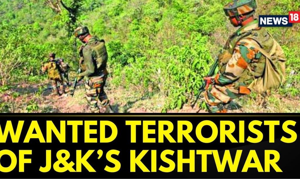 Jammu Kashmir News | Exclusive Visuals Of Terrorists Wanted In Kishtwar Mountains Accessed | News18