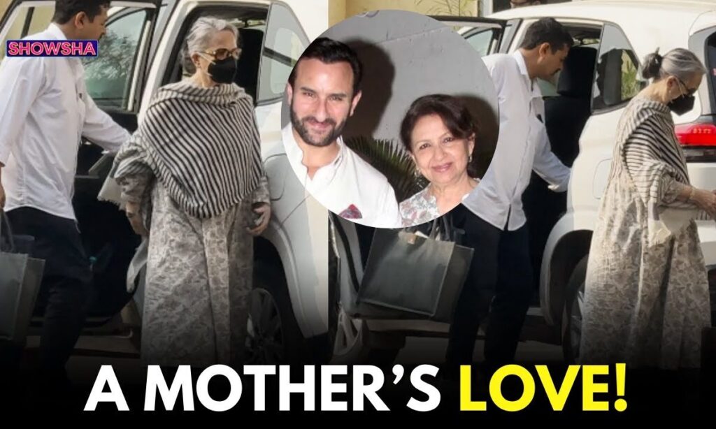 Sharmila Tagore Visits Her Son Saif Ali Khan Daily At The Hospital Without Fail; Wins Hearts | WATCH