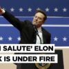 “Hitler Attack Is So Tired” Elon Musk Defends Straight Arm Salutes At Trump Inauguration Rally | US