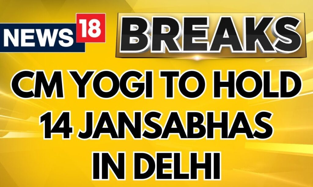 UP CM Yogi Adityanath To Hold 14 Jansabhas In Delhi Ahead Of Delhi Elections 2025 | BJP Vs AAP