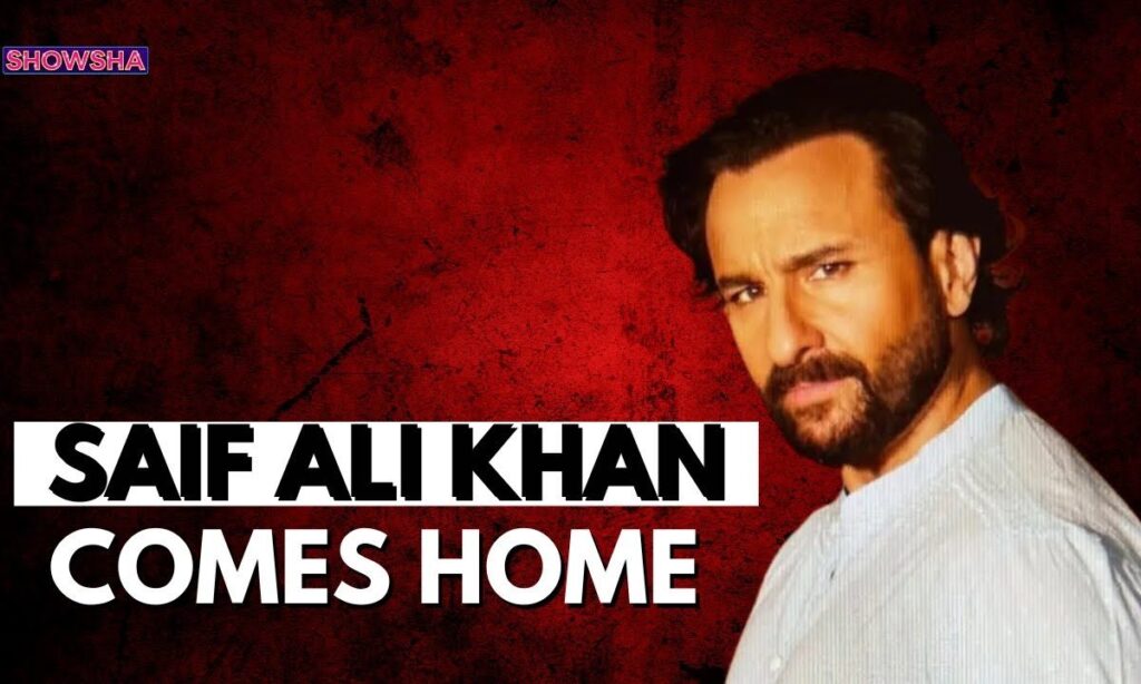 Saif Ali Khan Arrives Home Safely 5 Days After Stabbing Incident | FIRST VISUALS OUT