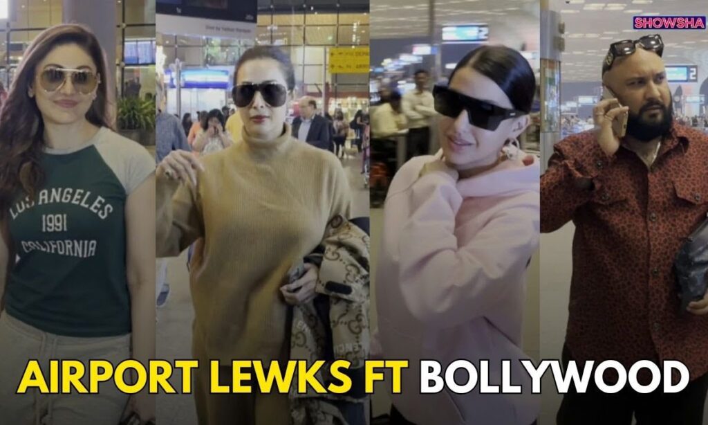 Malaika Arora, Nora Fatehi, B Praak & Shefali Jariwala Serve Easy-Breezy Airport Looks | WATCH
