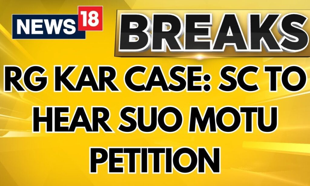 RG Kar Case: SC To Hear Suo Motu Petition Amid Demand For Sanjay Roy's Death Penalty | News18