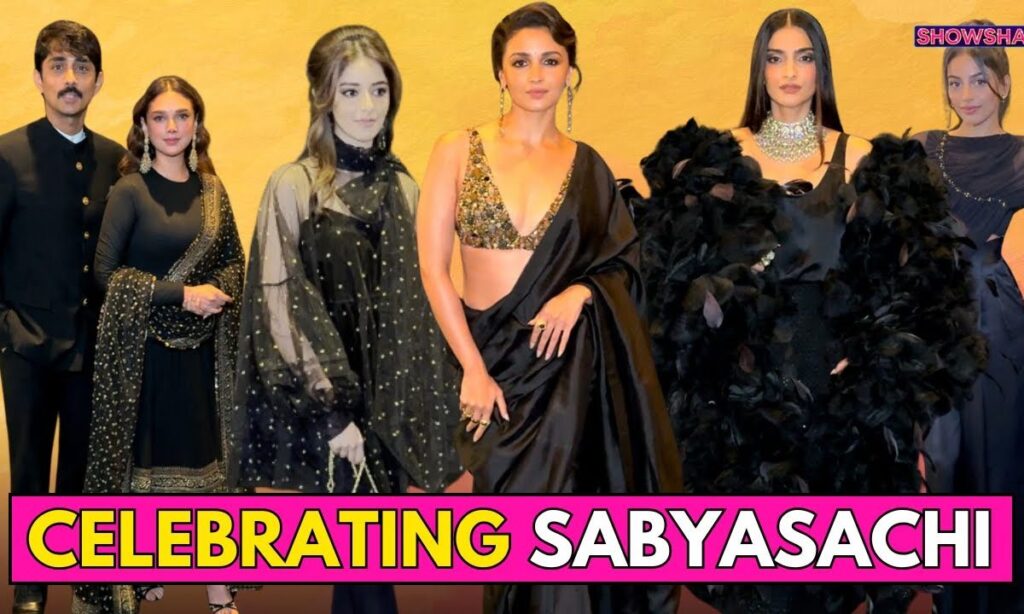 Alia Bhatt, Ananya Panday, Sonam Kapoor & MORE Celebs Attend Sabyasachi's 25th Anniversary Event