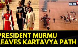 Republic Day | President Droupadi Murmu Leaves For Kartavya Path In Traditional Buggy | News18