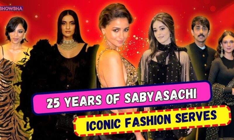 Sabyasachi’s 25th Anniversary: Alia Bhatt, Sonam Kapoor, Ananya & MORE Serve Major Fashion Moments