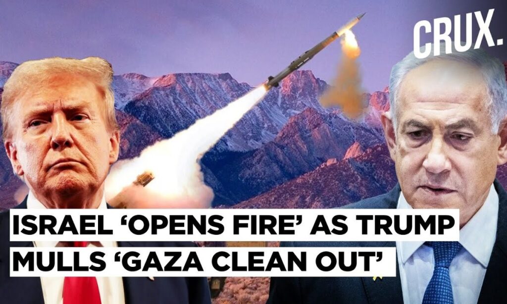 Trump Floats Plan To ‘Clean Out’ Gaza, ‘Send Palestinians To…’; Israel Says Hamas Violated Ceasefire